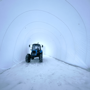 Бескаркасная палатка  21х6х5 м